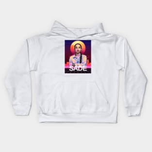 80's Poster Sade Adu Kids Hoodie